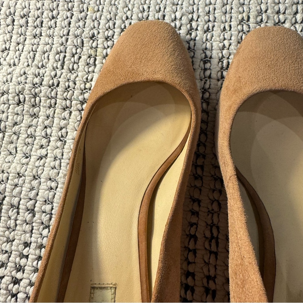 Cole Haan Suede Flats in Light Tan/Blush - Picture 5 of 13